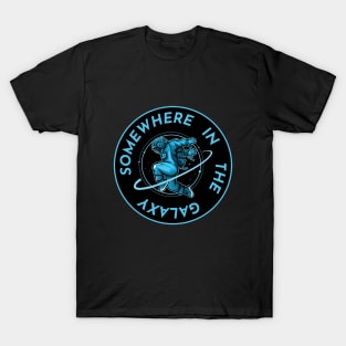 Cute Astronaut Lost in Space Somewhere in the Galaxy T-Shirt